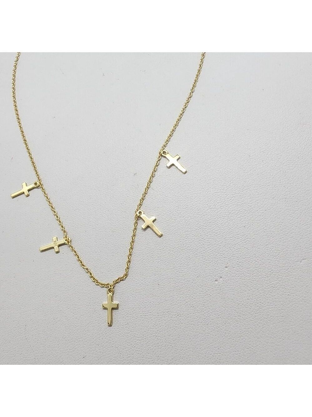 Brand New Sterling Silver 925 Multi Cross Necklace - Picture 5 of 5